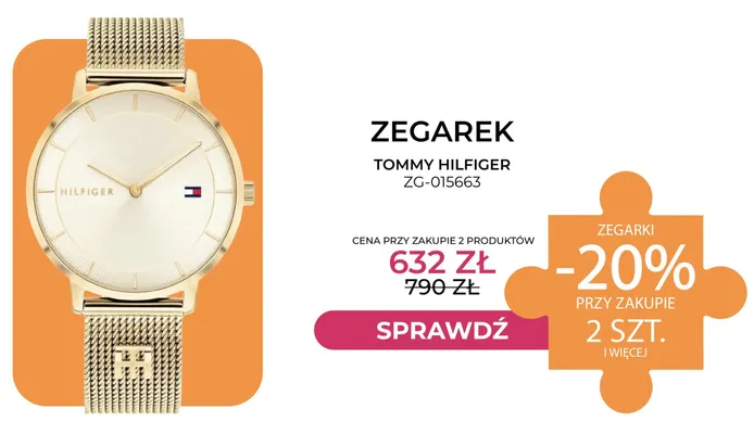 Zegarek Tommy Hilfiger ZG-015663 promocja w Briju