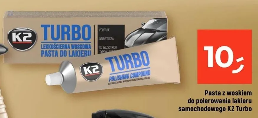 Pasta z woskiem do polerowania lakieru samochodowego Turbo promocja w Dealz