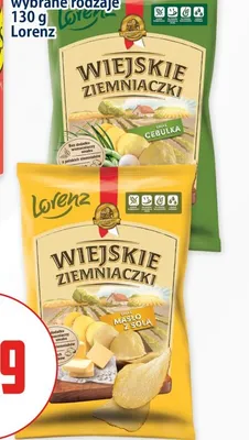 Chipsy Wiejskie Ziemniaczki Cebulka promocja w Kupiec