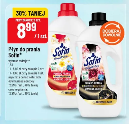 Płyn do prania Sofin promocja w POLOmarket