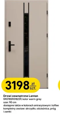 Drzwi zewnętrzne Lantan 5907859018239 promocja w Castorama