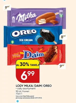 Lody Oreo promocja w Chata Polska
