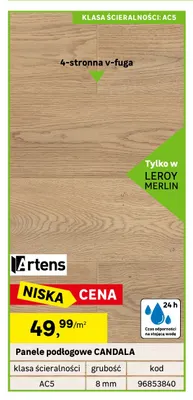 Panele podłogowe Candala Artens promocja w Leroy Merlin
