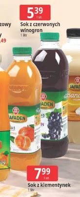 Sok z czerwonych winogron promocja w Leclerc
