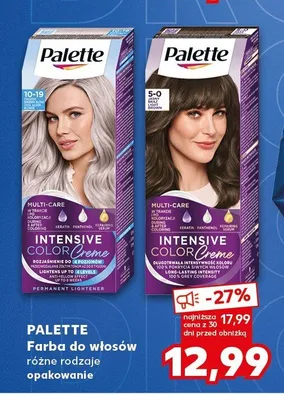 Farba do włosów Palette Intensive Color Creme 5-0 Jasny Brąz promocja w Kaufland