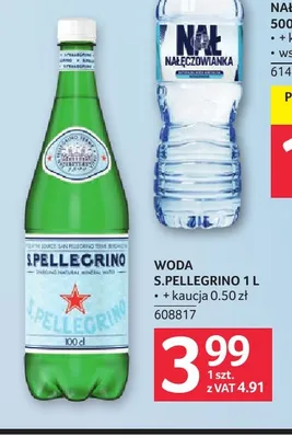 Woda gazowana S.Pellegrino promocja w Selgros