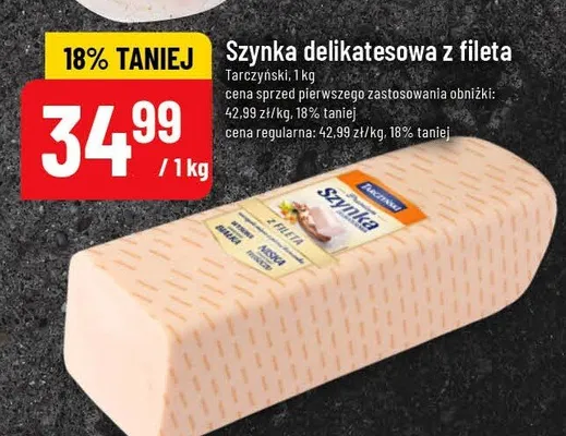 Szynka delikatesowa z fileta Tarczyński promocja w POLOmarket