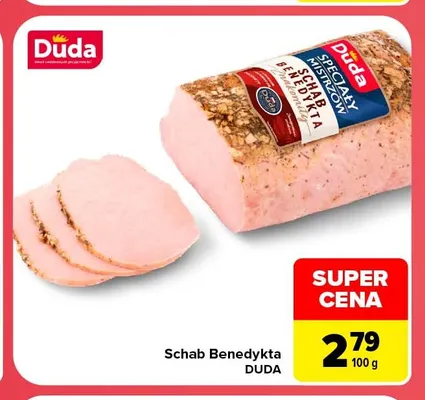 Schab Benedykta Duda promocja w Carrefour Market