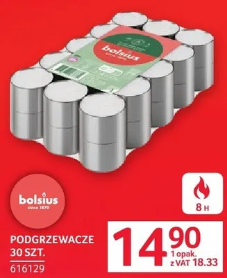 Podgrzewacze zapachowe 30 szt. Bolsius promocja w Selgros