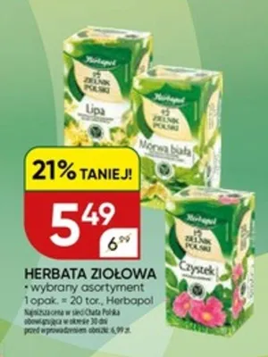 Herbata ziołowa promocja w Chata Polska