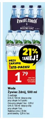 Woda Żywiec Zdrój 500ml promocja w Twój Market