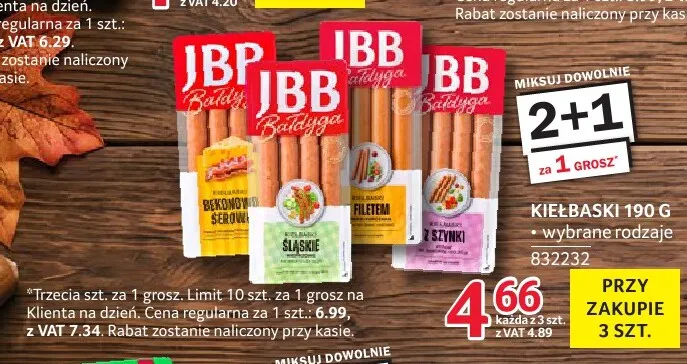Kiełbaski promocja w Selgros