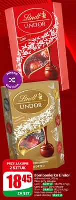Bombonierka Lindt Lindor Assorted promocja w Dino