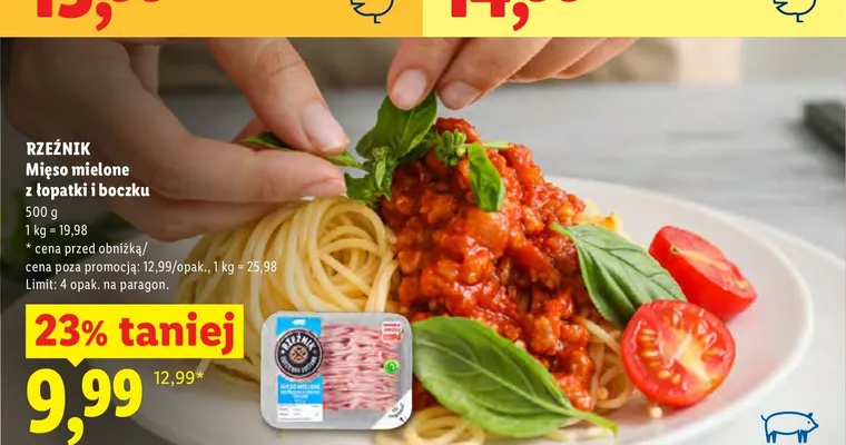 Miśo mielone z łopatki i boczku Rzeźnik promocja w Lidl