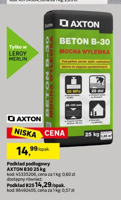 Podkład podłogowy Axton B25 promocja w Leroy Merlin