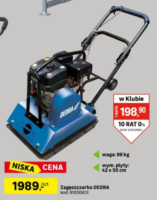 Zagęszczarka Dedra promocja w Leroy Merlin