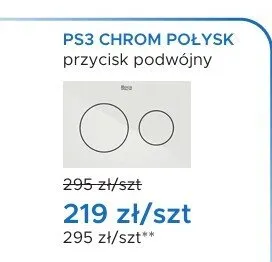 Przycisk spłukujący Roca PS3 CHROM POŁYSK promocja w Blu Salony Łazienek