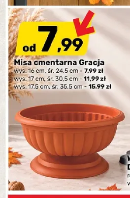 Misa cmentarna Gracja śr. 35,5 cm promocja w Bricomarche