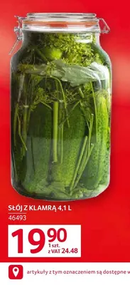 Słój z klamrą 4,1 l promocja w Selgros