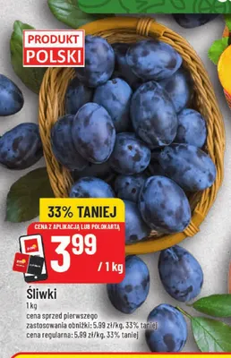 Śliwki promocja w POLOmarket