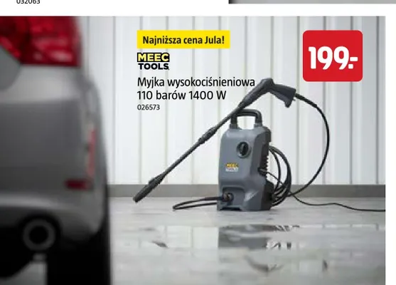 Myjka wysokociśnieniowa MEEC TOOLS 110 bar promocja w Jula