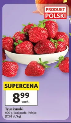 Truskawki polskie promocja w Auchan