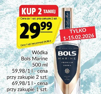 Wódka Bols Marine promocja w Prim Market