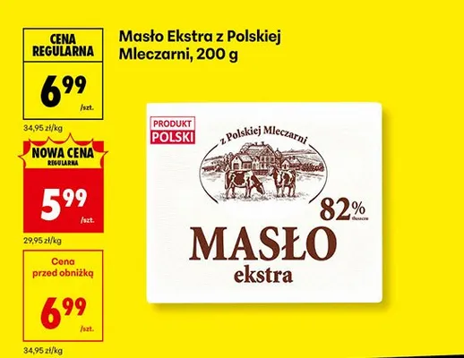 Masło Ekstra  promocja w Biedronka