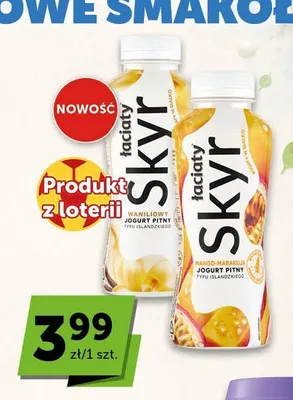 Jogurt pitny Skyr Łaciaty mango-marakuja promocja w Euro Sklep