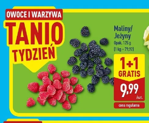 Maliny promocja w Aldi