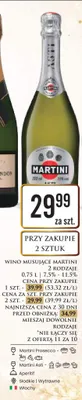 Wino musujące Martini promocja w Dino