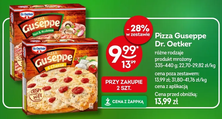 Pizza Guseppe 4 Cheese Dr. Oetker promocja w Żabka