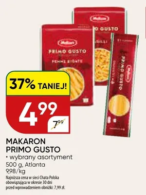 Makaron primo gusto promocja w Chata Polska