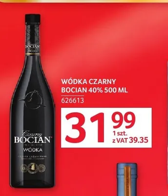 Wódka CZARNY BOCIAN 40% promocja w Selgros