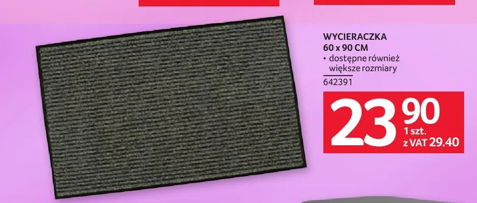 Wycieraczka 60x90 cm promocja w Selgros