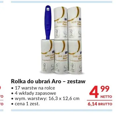 Rolka do ubrań Aro zestaw promocja w Makro