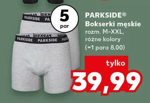Bokserki męskie różne kolory 5 par promocja w Kaufland