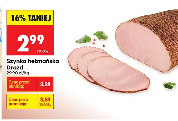 Szynka hełmańska promocja w Biedronka