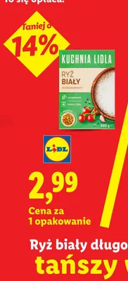 Ryż biały długoziarnisty Kuchnia Lidla promocja w Lidl
