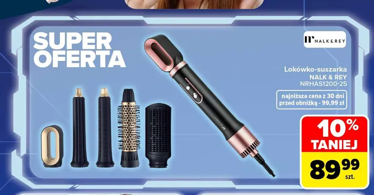 Lokówko-suszarka Nalk & Rey promocja w Carrefour