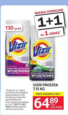 Proszek do prania Vizir Professional promocja w Selgros