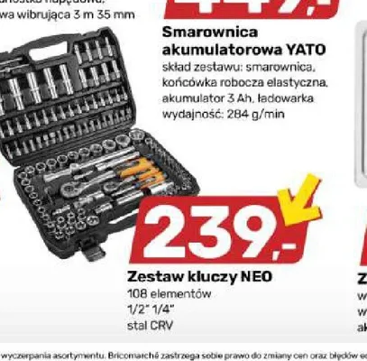 Zestaw kluczy NEO promocja w Bricomarche