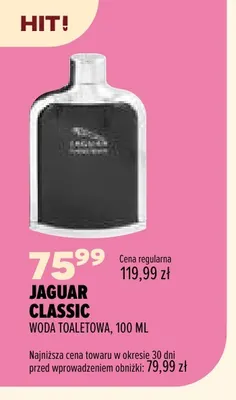 Woda toaletowa Jaguar Classic promocja w Drogerie Natura