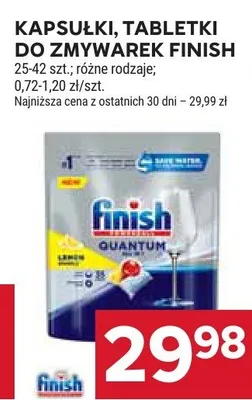 Kapsułki, tabletki do zmywarek Finish promocja w Stokrotka