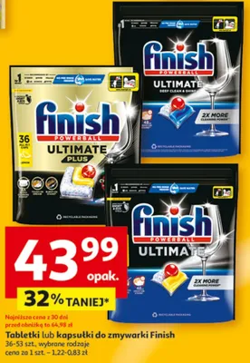 Tabletki lub kapsułki do zmywarki promocja w Auchan