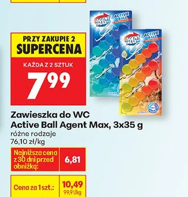 Zawieszka do WC różne rodzaje promocja w Biedronka