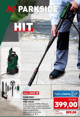 Myjka ciśnieniowa PHD 170 E3  promocja w Kaufland