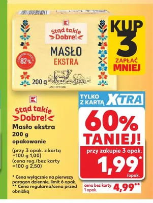 Masło ekstra Stąd takie Dobre! promocja w Kaufland