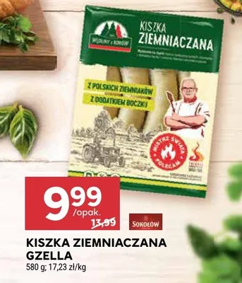 Kiszka ziemniaczana Gzella Sokołów promocja w Stokrotka