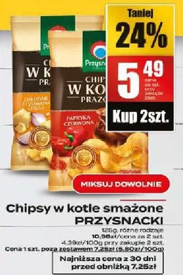Chipsy w kotle smażone Przysnacki promocja w Supeco